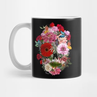 skull, cool skull, floral skull Mug